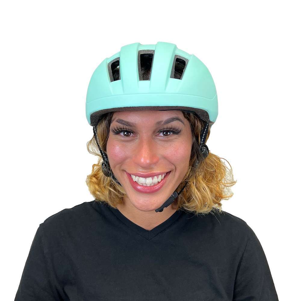 Helmet With Removable Visor (Light Blue)