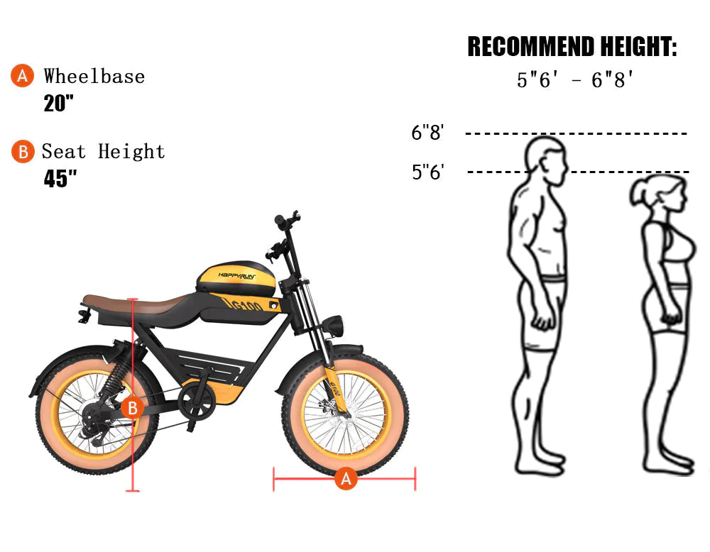 Happyrun Tank G100 Electric Motor Bike